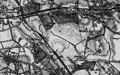 Old map of Bowring Park in 1896