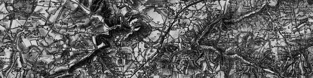 Old map of Batt's Brook in 1895