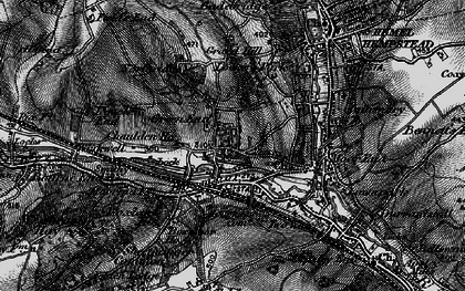 Old map of Felden in 1896