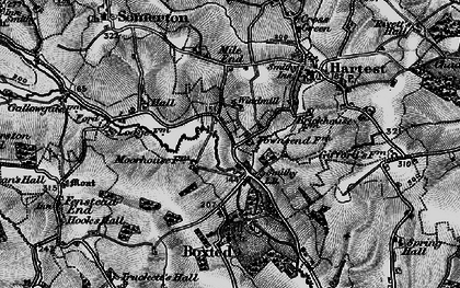 Old map of Boxted in 1895