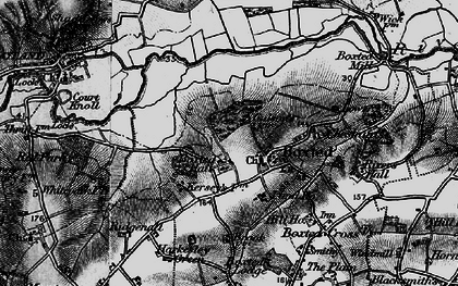 Old map of Boxted Lodge in 1896