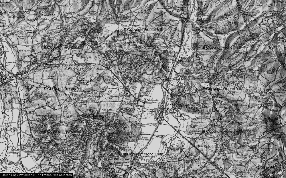 Old Map of Boyatt Wood, 1895 in 1895