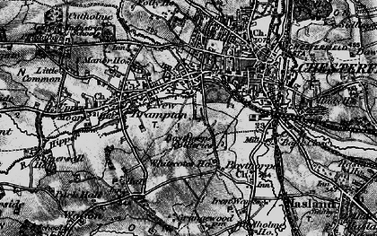 Old map of Boythorpe in 1896