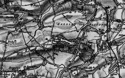 Old map of Bracken Park in 1898