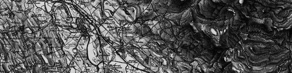 Old map of Brackenber in 1897