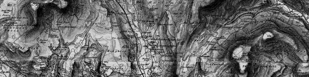 Old map of Brackenbottom in 1898