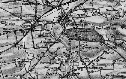 Old map of Brackenlands in 1897