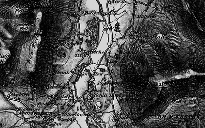 Old map of Brackenthwaite Fell in 1897