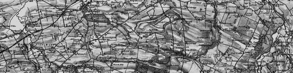 Old map of Brackenthwaite in 1897