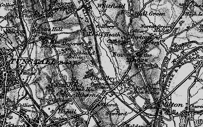 Old map of Bradeley in 1897