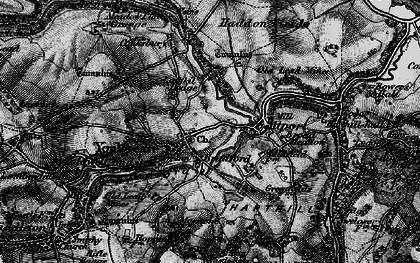 Old map of Bradford in 1897