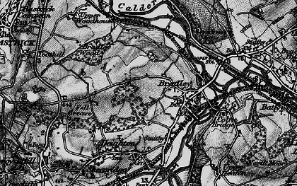 Old map of Bradley in 1896