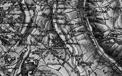 Old map of Bradnop in 1897