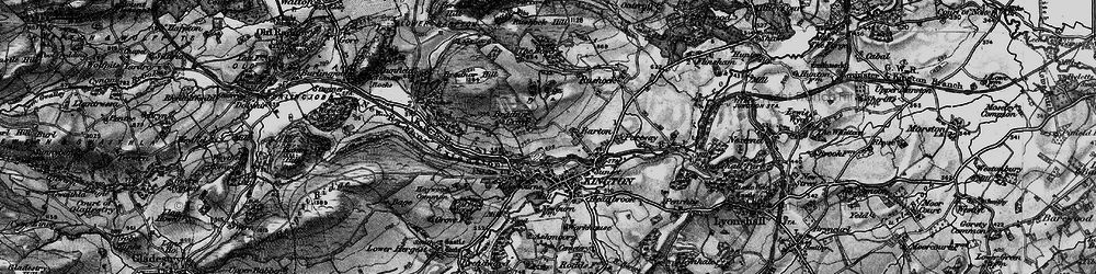 Old map of Bradnor Green in 1899
