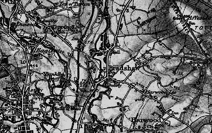 Old map of Bradshaw in 1896