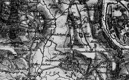 Old map of Bradshaw in 1897
