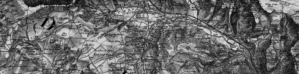 Old map of Bradwell in 1896