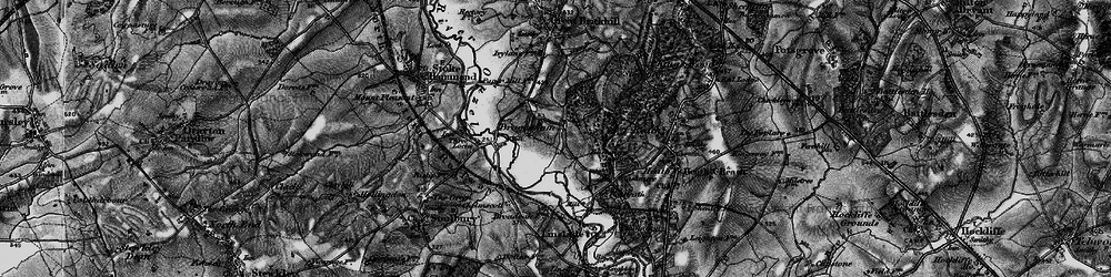 Old map of Bragenham in 1896