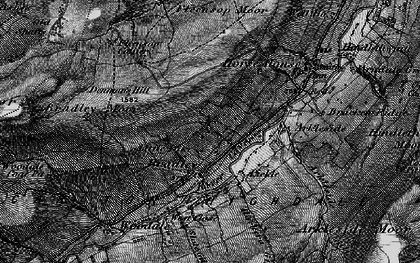 Old map of Braidley Moor in 1897