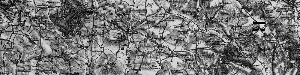 Old map of Brailsford Green in 1897