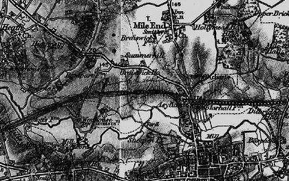 Old map of Braiswick in 1896