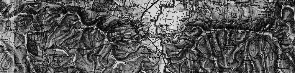 Old map of Bramber in 1895
