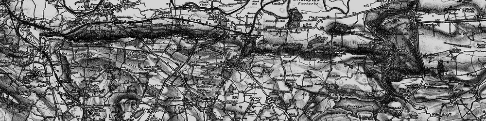 Old map of Bramhope in 1898