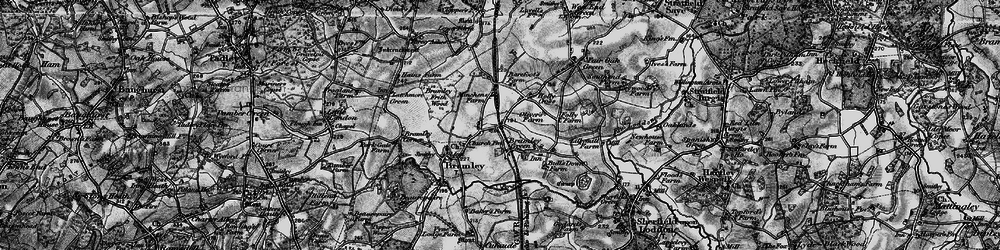 Old map of Bramley in 1895