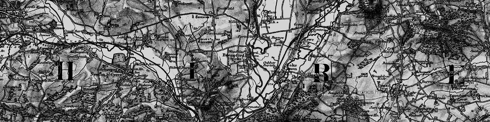 Old map of Woodslea in 1898