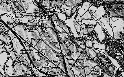 Old map of Brampton in 1897