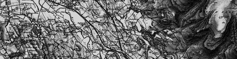 Old map of Brampton in 1897