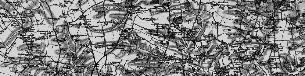 Old map of Brampton Street in 1898