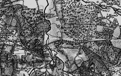 Old map of Bramshill in 1895