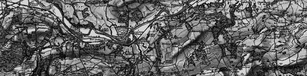 Old map of Branch End in 1898