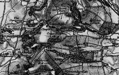 Old map of Brandhill in 1899