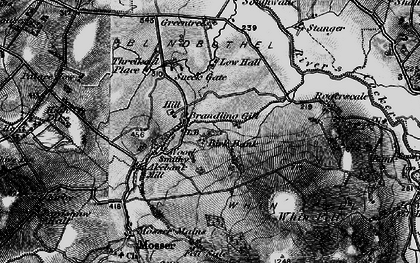 Old map of Birk Bank in 1897