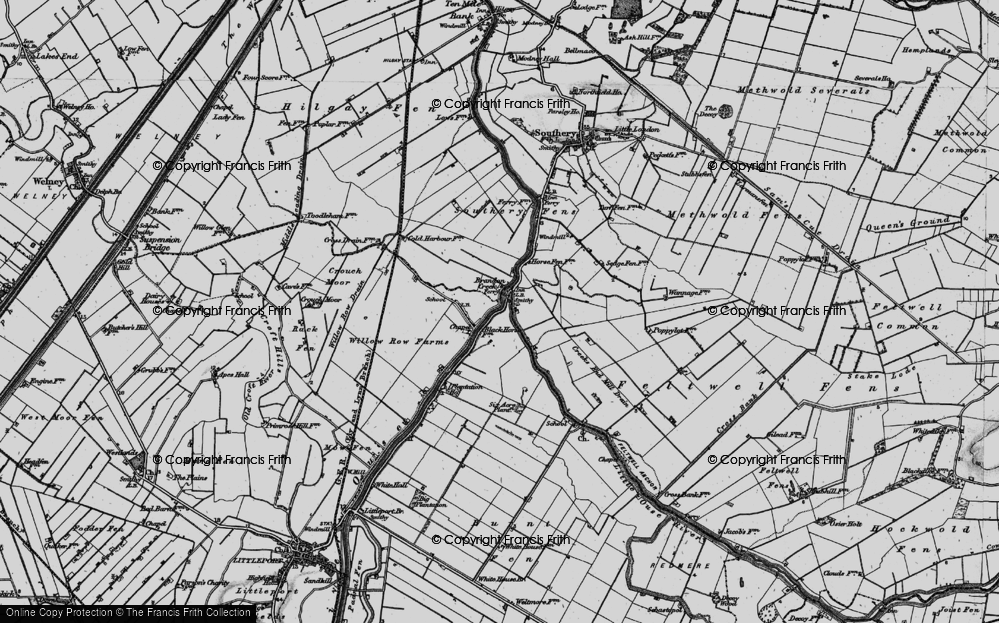 Old Map of Brandon Creek, 1898 in 1898