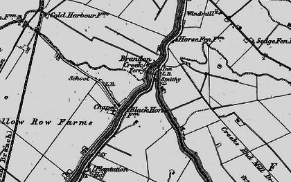 Old map of Brandon Creek in 1898