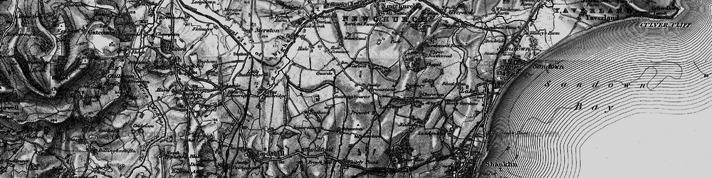 Old map of Hale Common in 1895