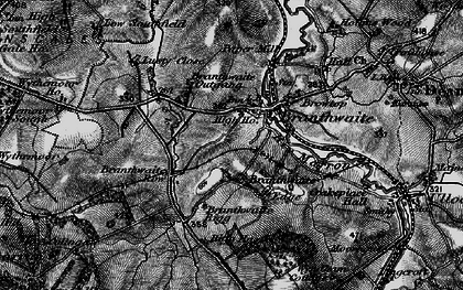 Old map of Branthwaite in 1897