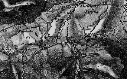 Old map of Branthwaite in 1897
