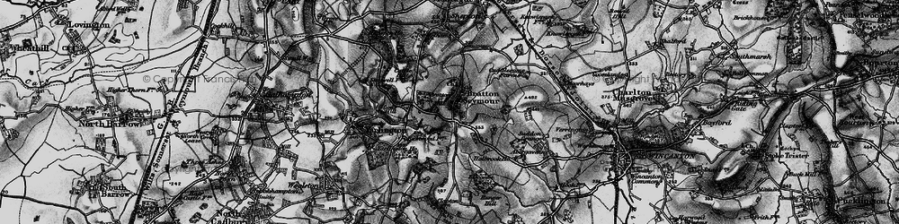 Old map of Bratton Hill in 1898
