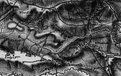 Old map of Braydon Side in 1898