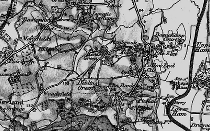 Old map of Brayswick in 1898