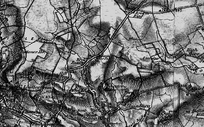 Old map of Braythorn in 1898