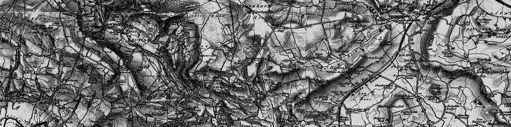Old map of Braythorn in 1898
