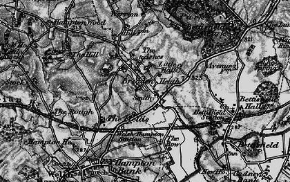 Old map of Breaden Heath in 1897