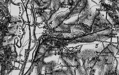 Old map of Breadsall in 1895