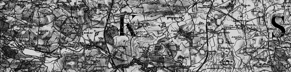 Old map of Brearton Moor in 1898