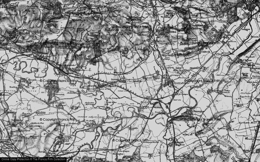 Historic Ordnance Survey Map of Breaston, 1895